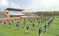 澳门金沙网站 _澳门金沙网址_澳门金沙网投_武汉举行迎军运万人军体拳挑战赛